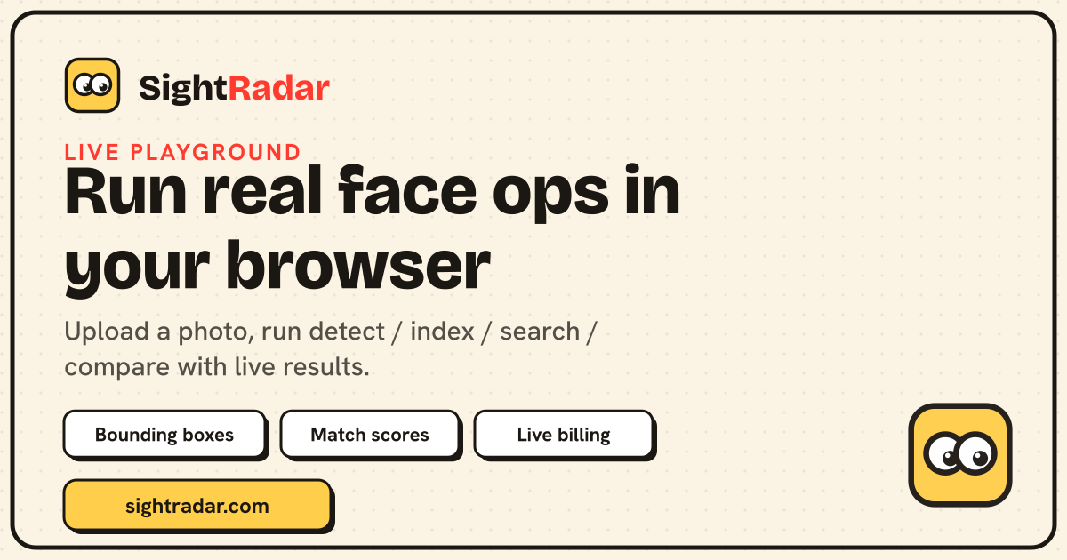 SightRadar screenshot