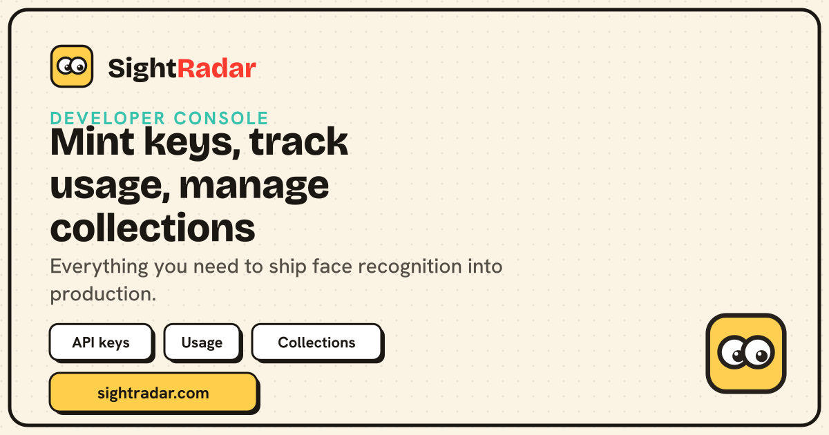 SightRadar screenshot