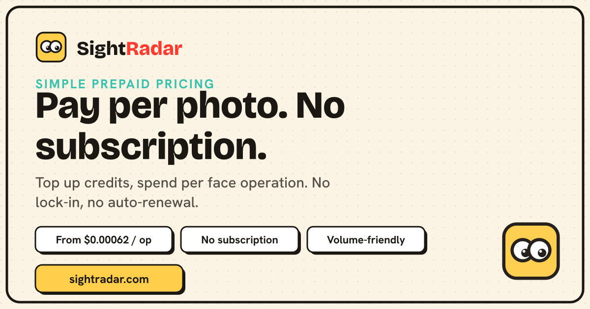 SightRadar screenshot