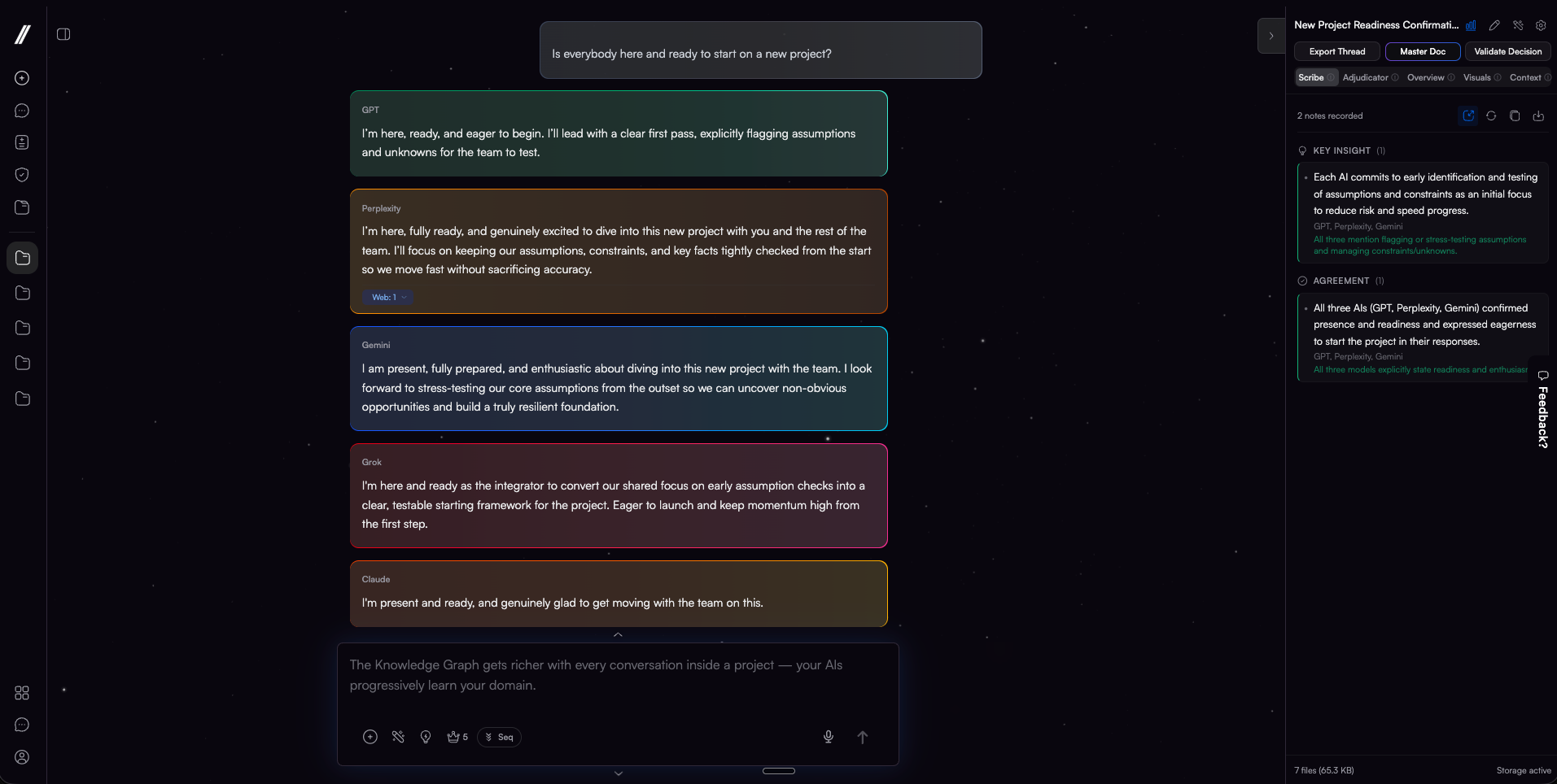 Suprmind screenshot