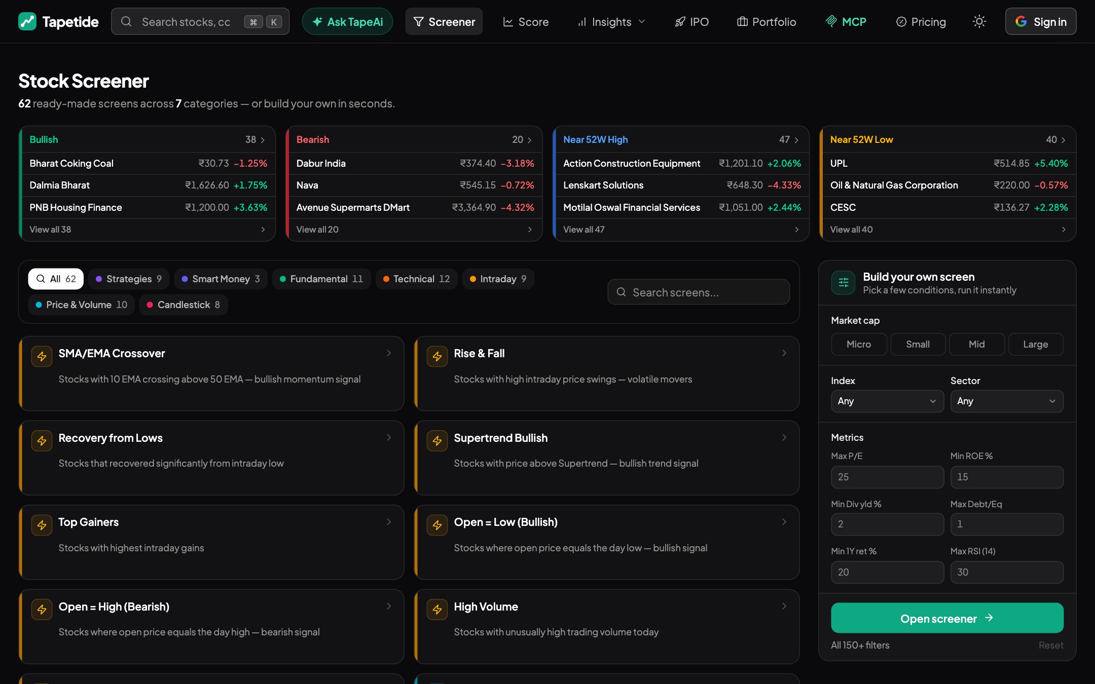 Tapetide screenshot