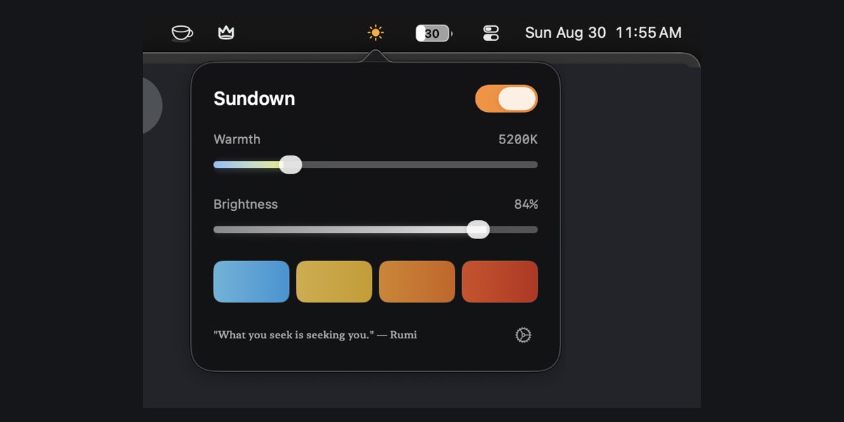 Sundown screenshot