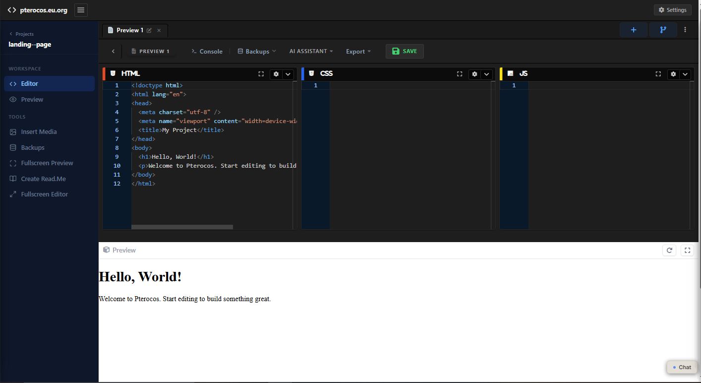 Pterocos.eu.org screenshot
