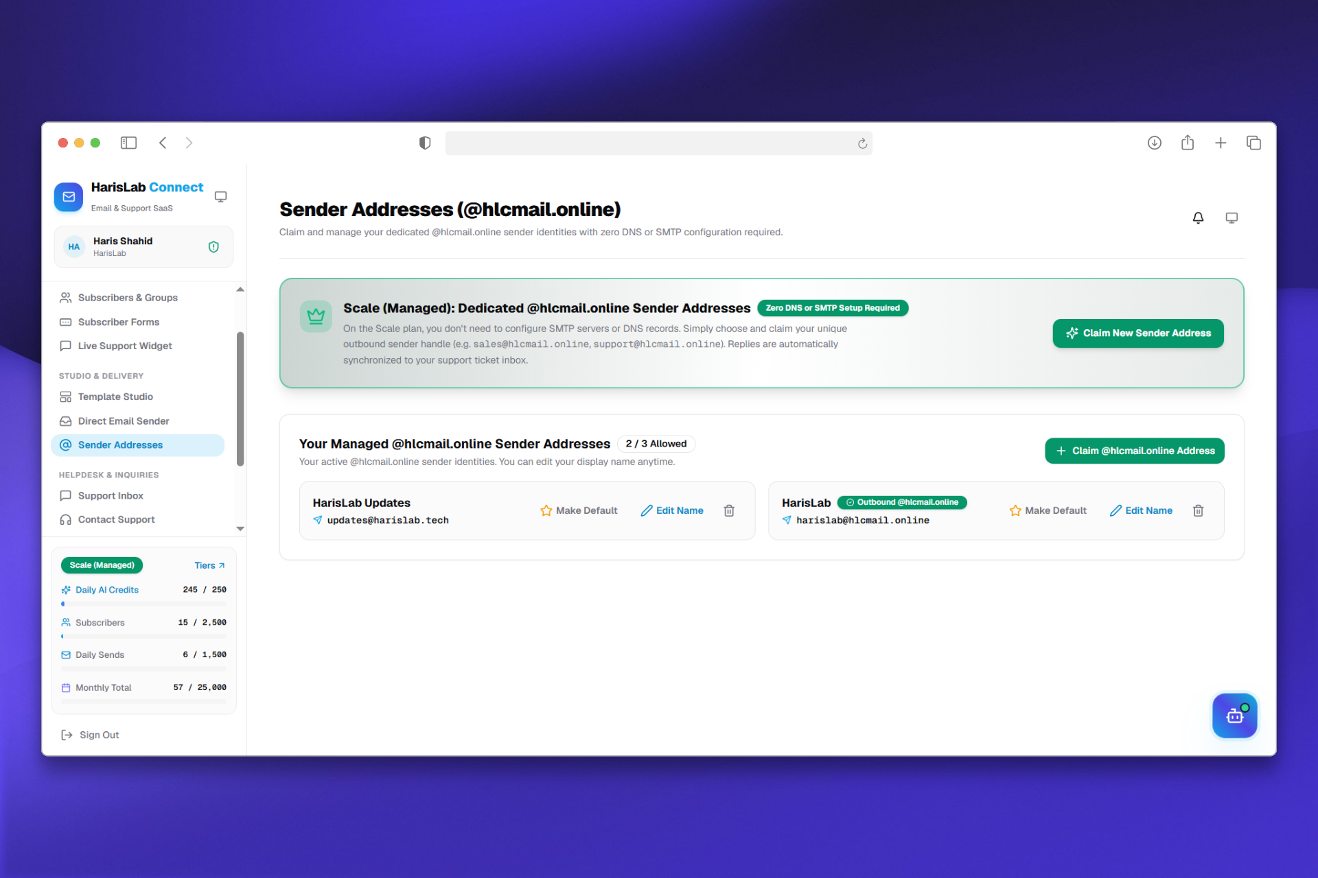 HarisLab Connect screenshot