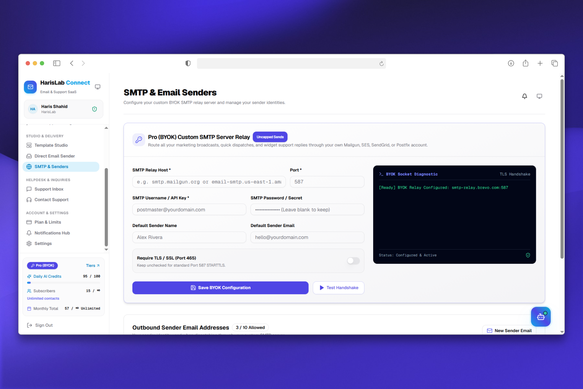 HarisLab Connect screenshot
